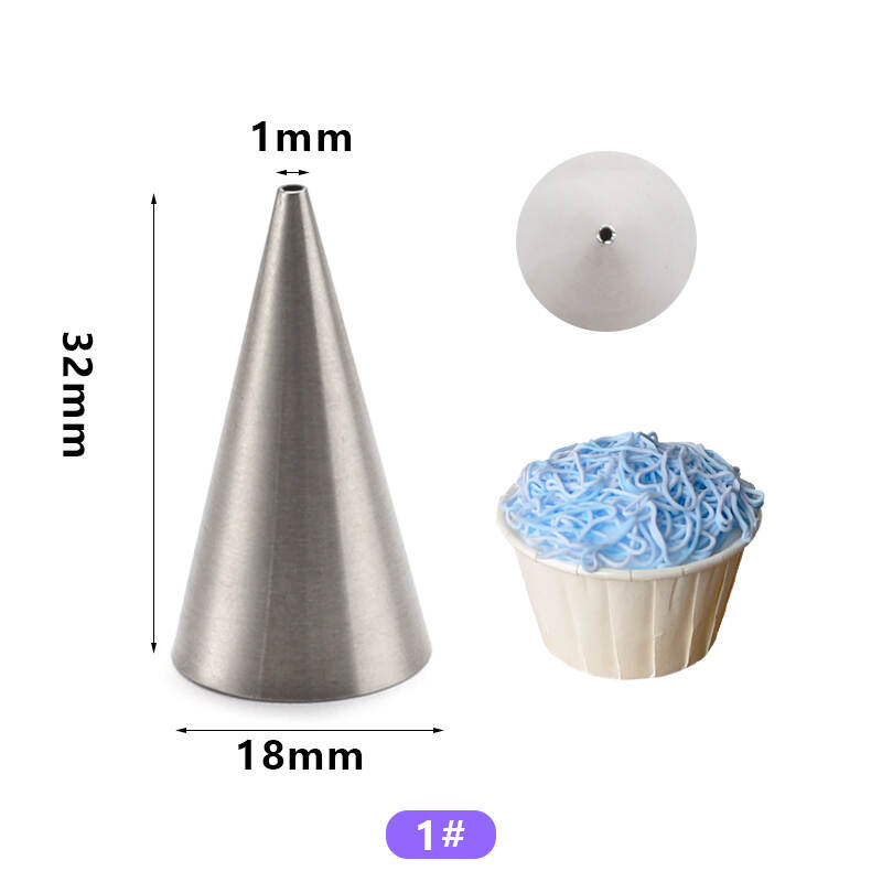 Round Cake Decorating Tip 1