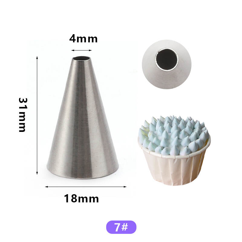 Round Cake Decorating Tip 7