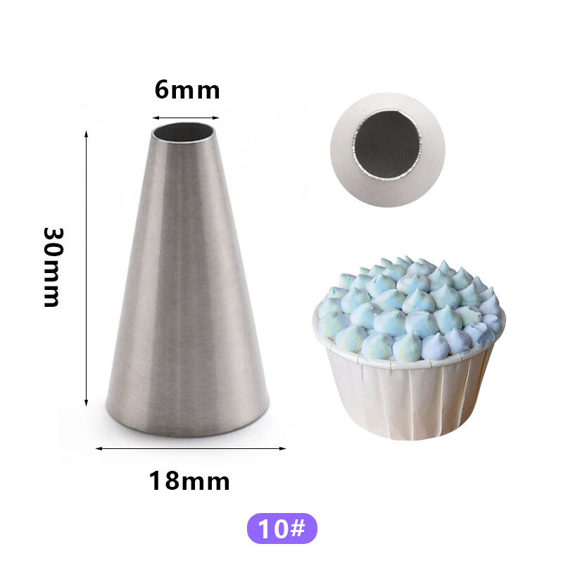 Round Cake Decorating Tip 10