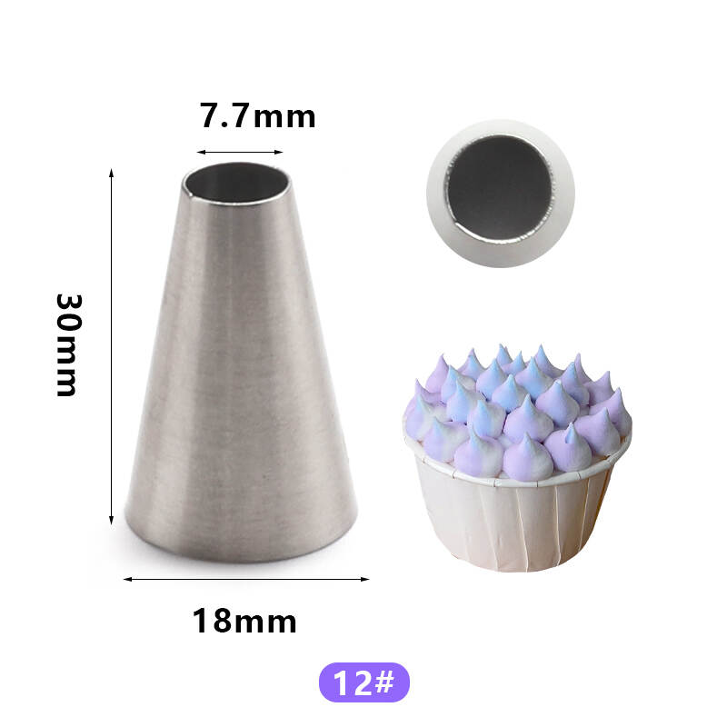 Round Cake Decorating Tip 12