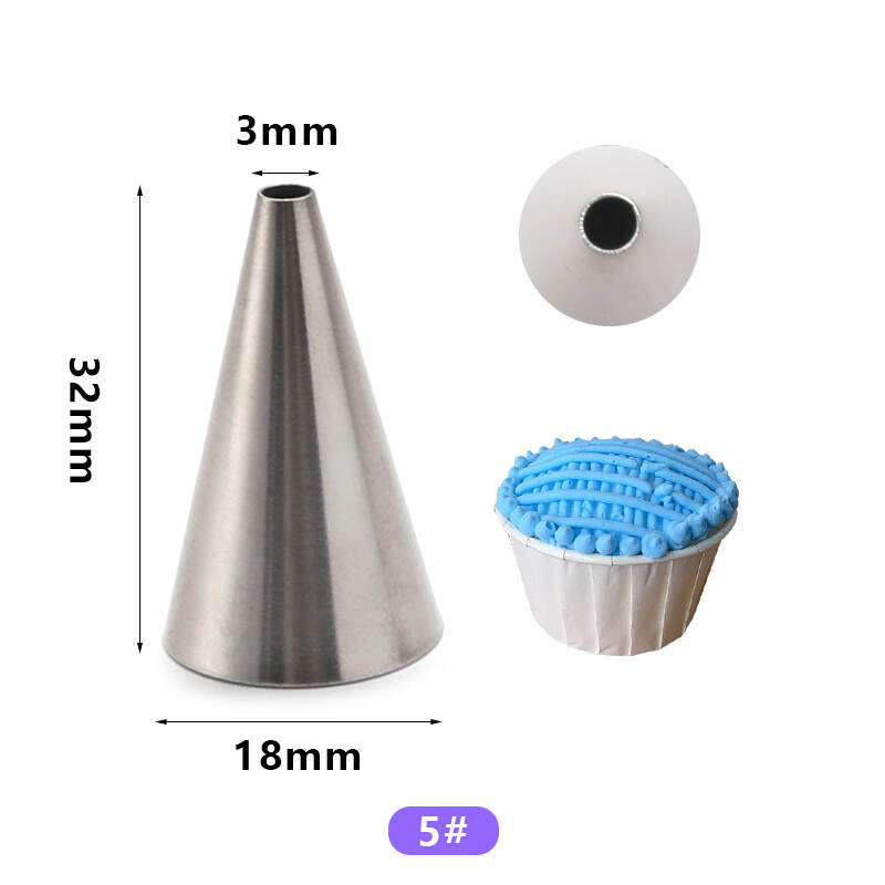 Round Cake Decorating Tip 5