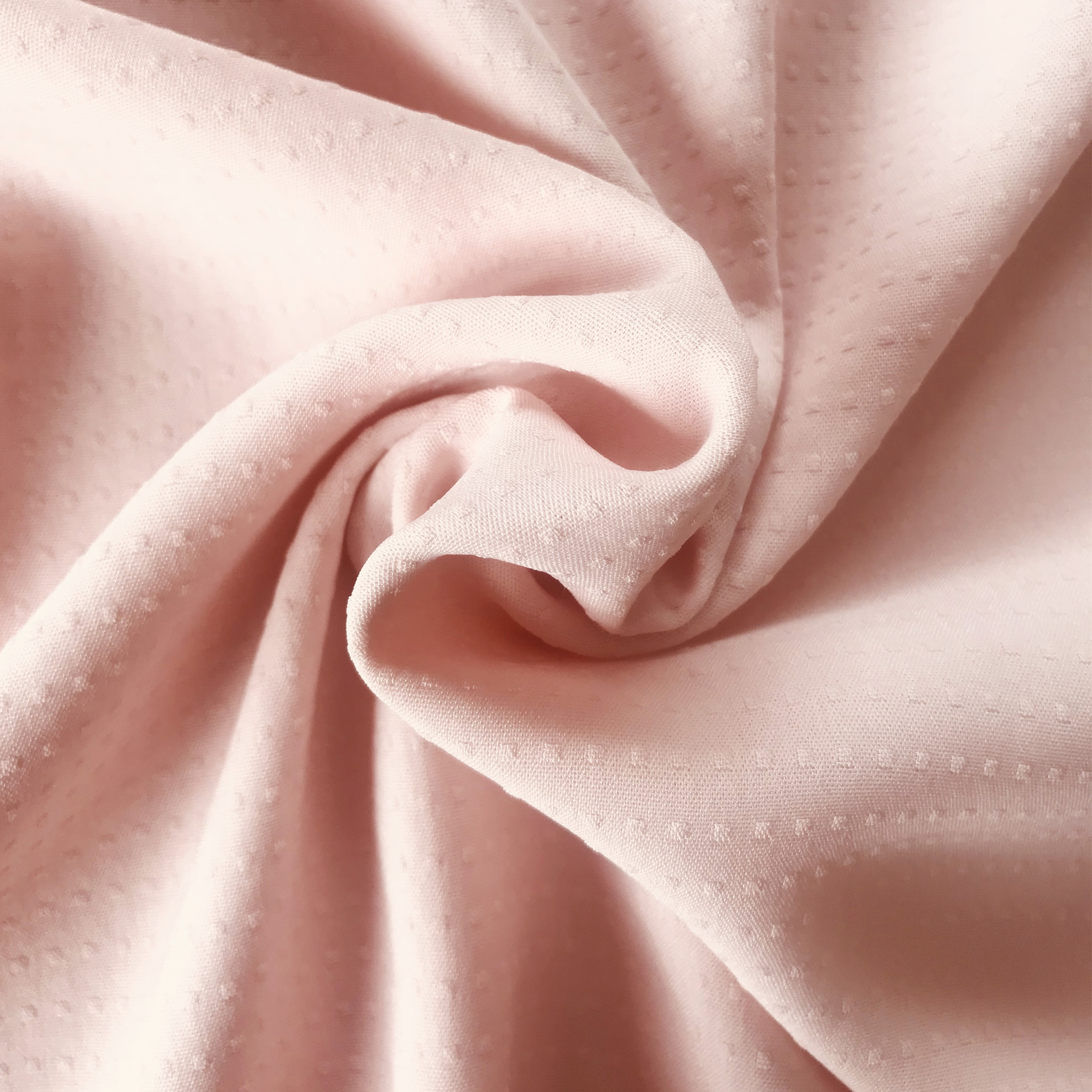 Polyester Dobby Bubble Fabric Two Layer