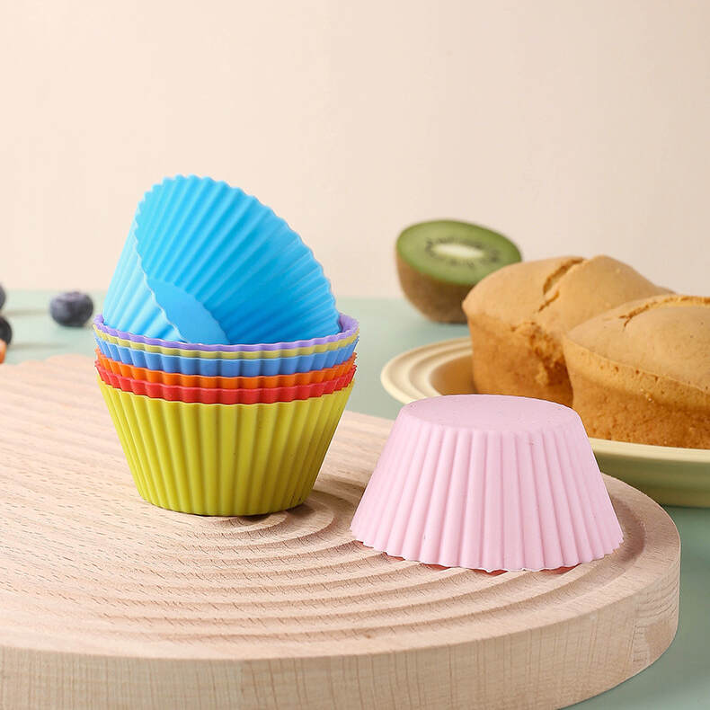 silicone round muffin cup