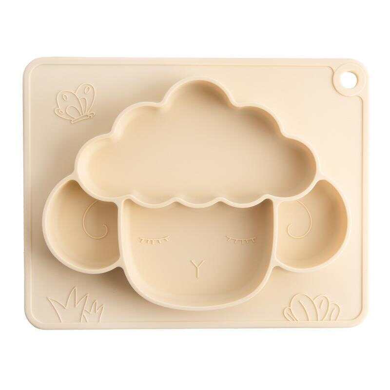 silicone baby lamb plate