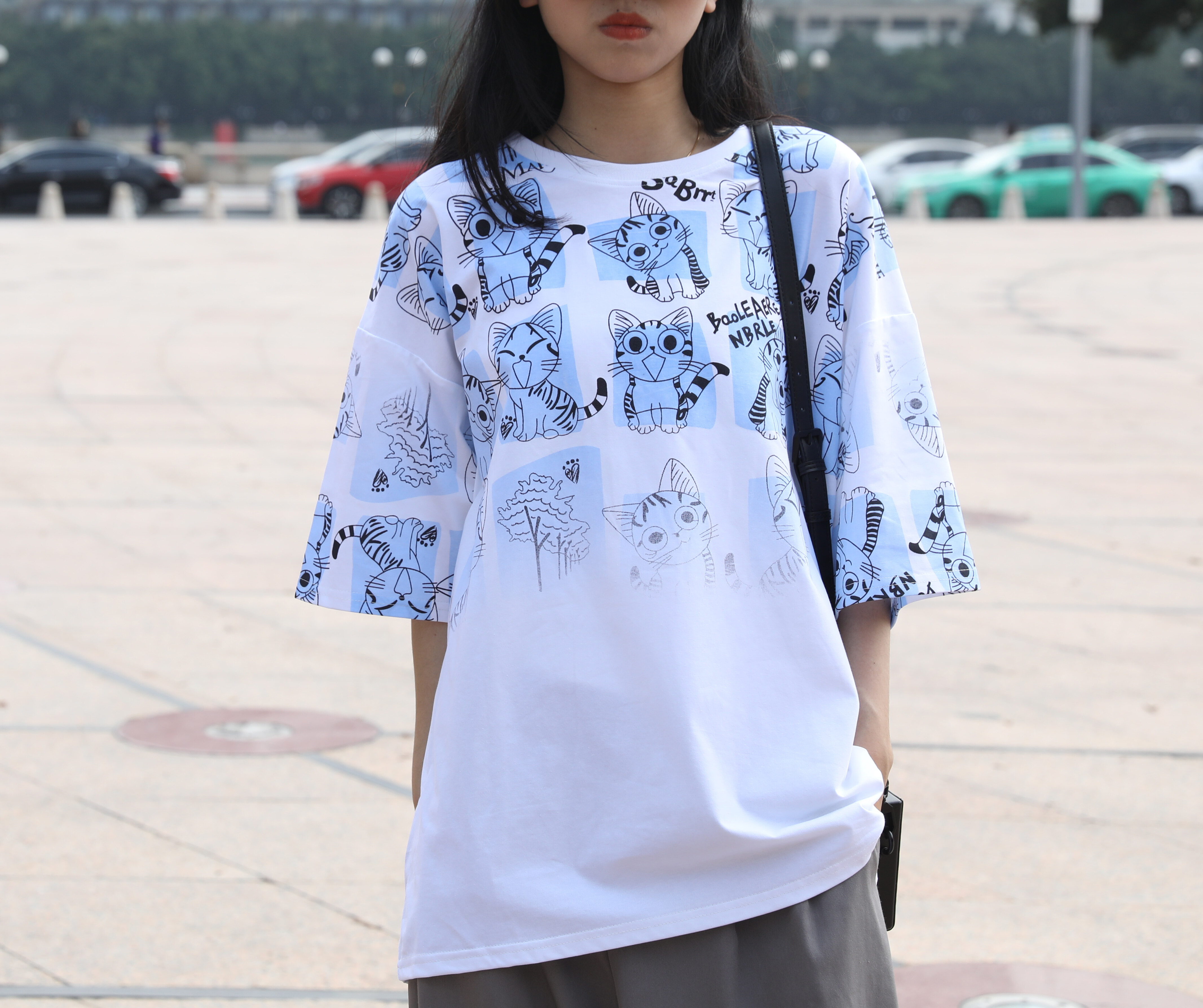 Long sleeved temperament top