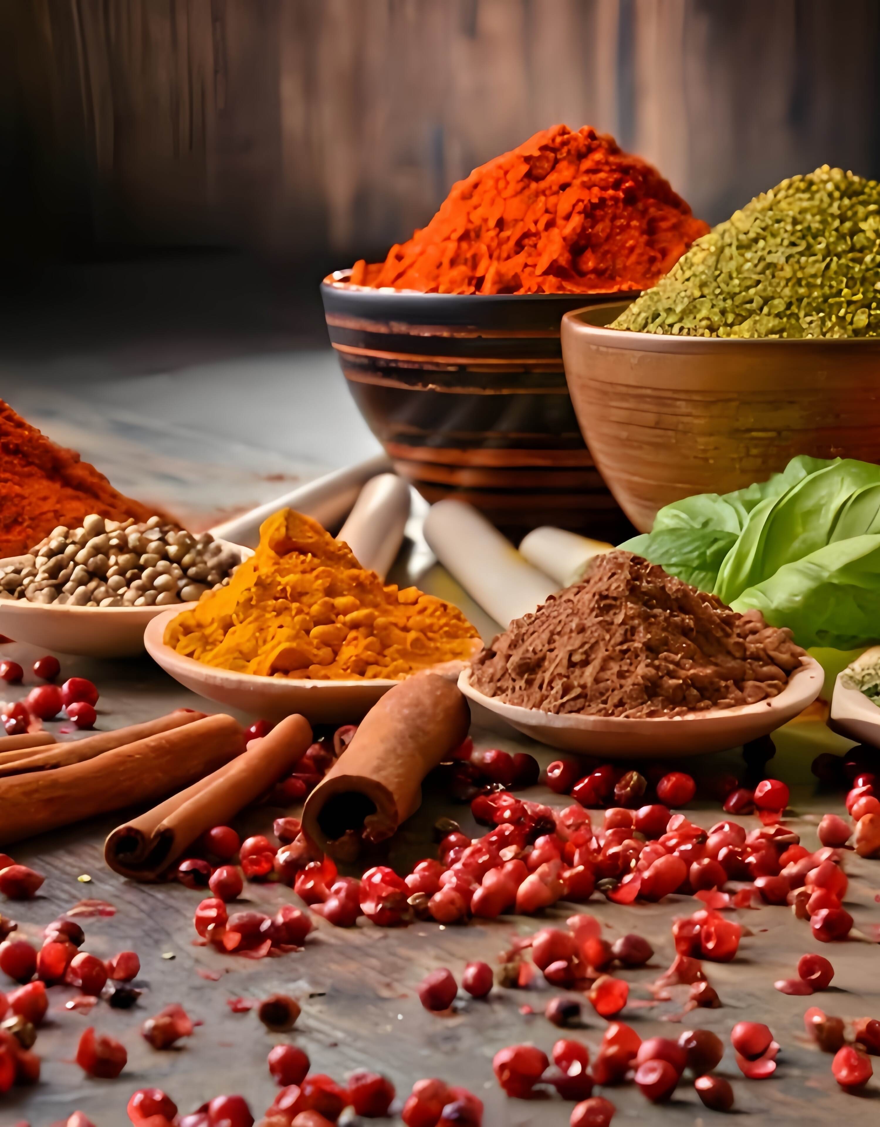 spice;seasoning;star anise;cinnamon;fennel;peppercorns;bay leaf;bay leaves;BBQ;BBQseasoning;barbecue;paprika;cumin powder;white pepper;black pepper;Chinese seasoning;Chinese spice;Chinese cuisine