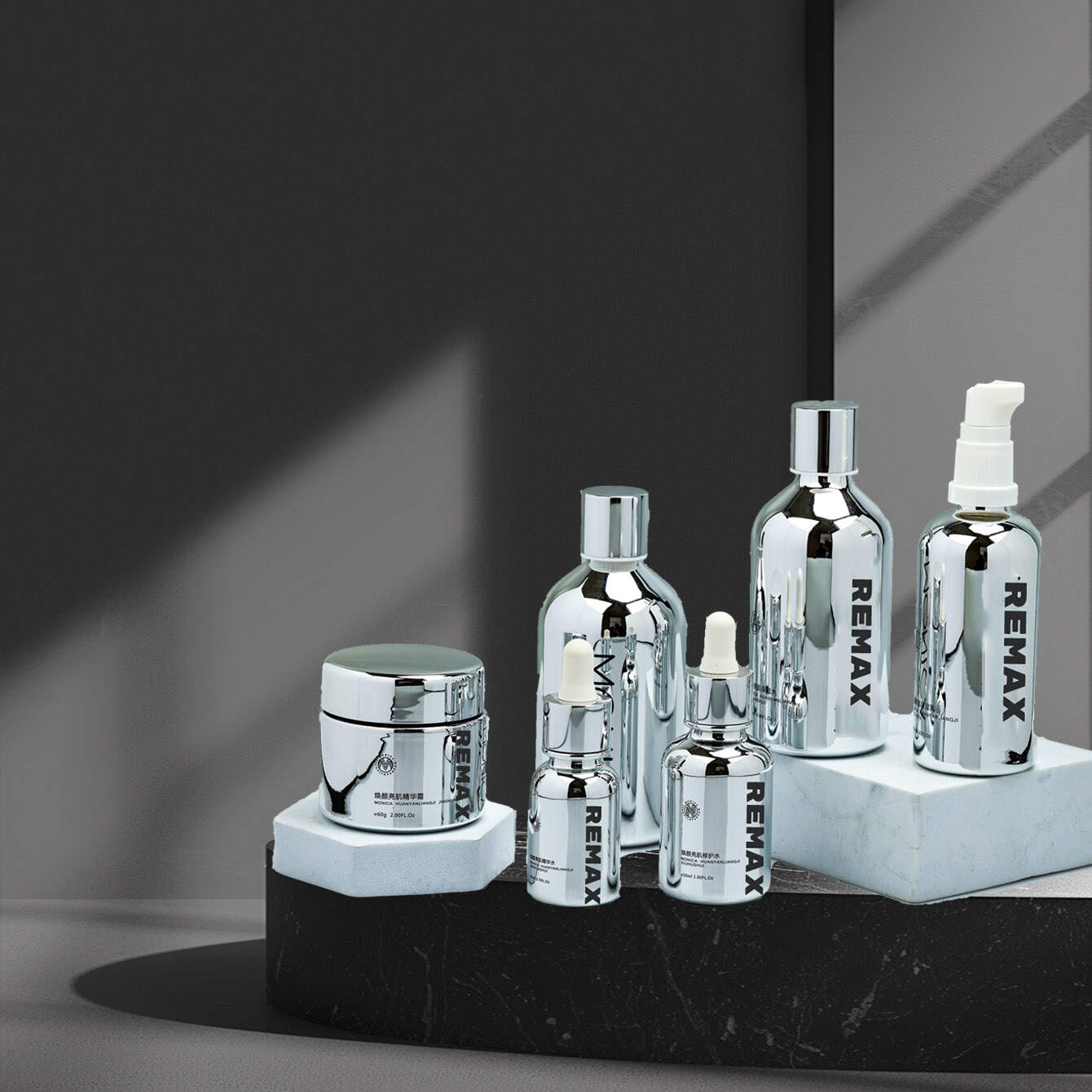 Modern minimalist glass packaging,60g cosmetic jar set,100ml glass jar for cosmetics,120ml glass cosmetics packaging,150ml glass jar packaging,OEM and ODM cosmetic packaging,Wholesale glass cosmetic jars,Customizable cosmetic packaging