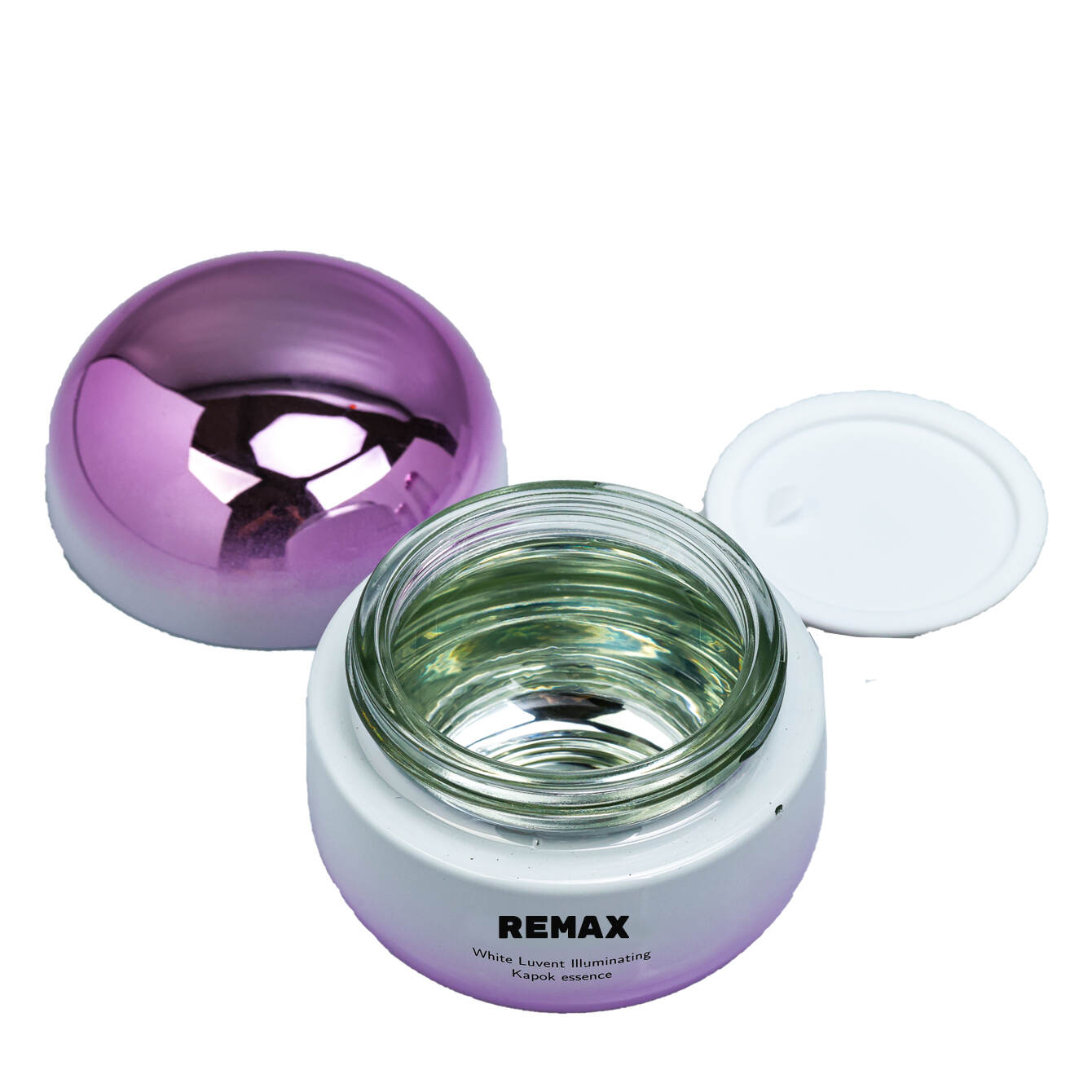 Electroplated 2-Color Gradient 50g 30ml 50ml 100ml 120ml U-Shaped Glass Bottle and Jar Daily Skincare Set
