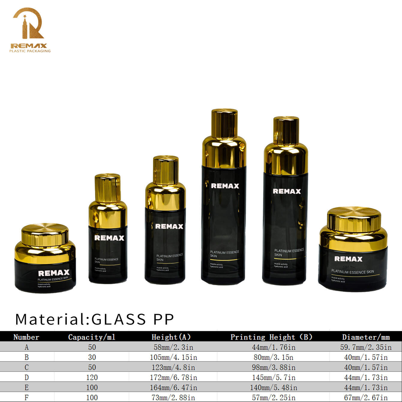50g serum bottle,100ml refillable jar,120ml glass container with lid,Black glass jars with gold lid,Cosmetic serum glass bottles,Custom,lotion jars wholesale,Refillable cosmetic jars,Gold lid black glass jar set