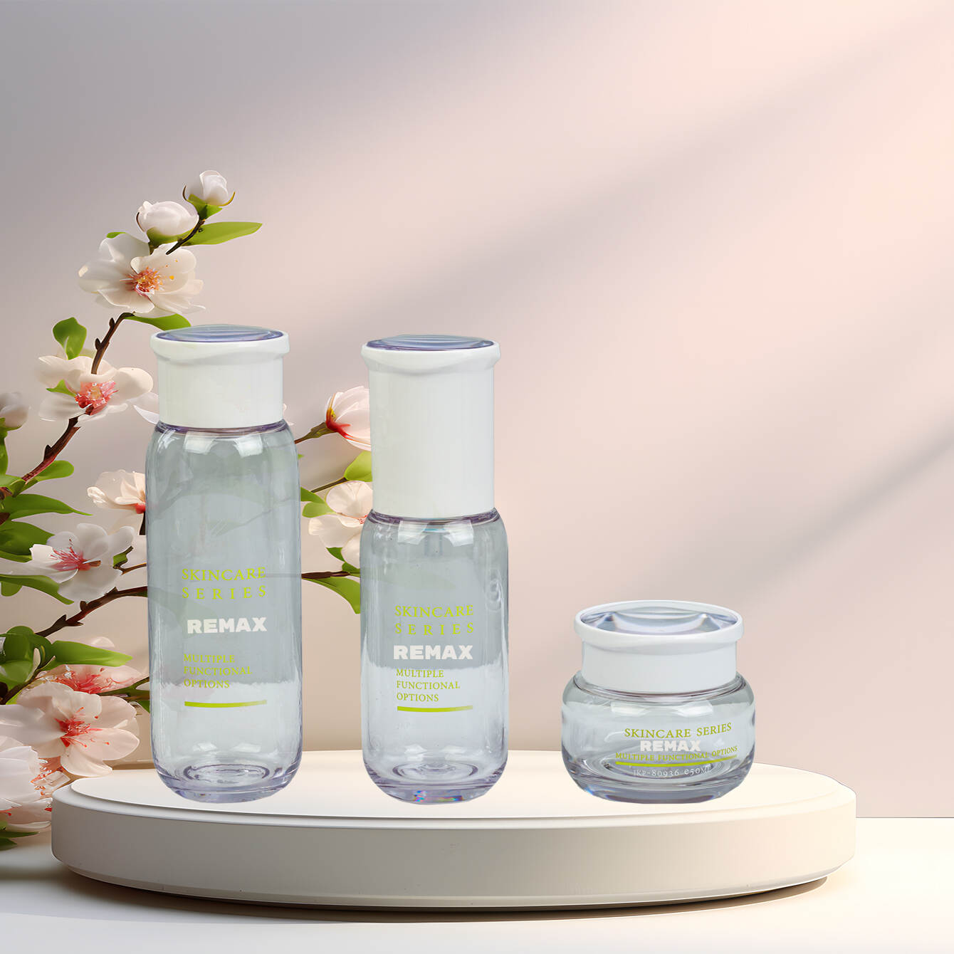 New Design 50g Cream Jar 80ml 120ml Plastic Cosmetic Packaging Lotion Bottle For Facial  Care