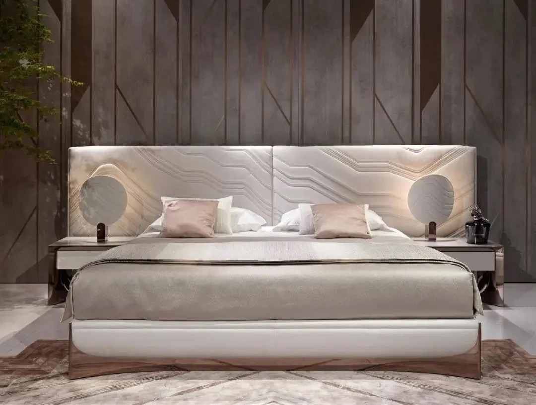 Platform King Upholstered Bed Frame