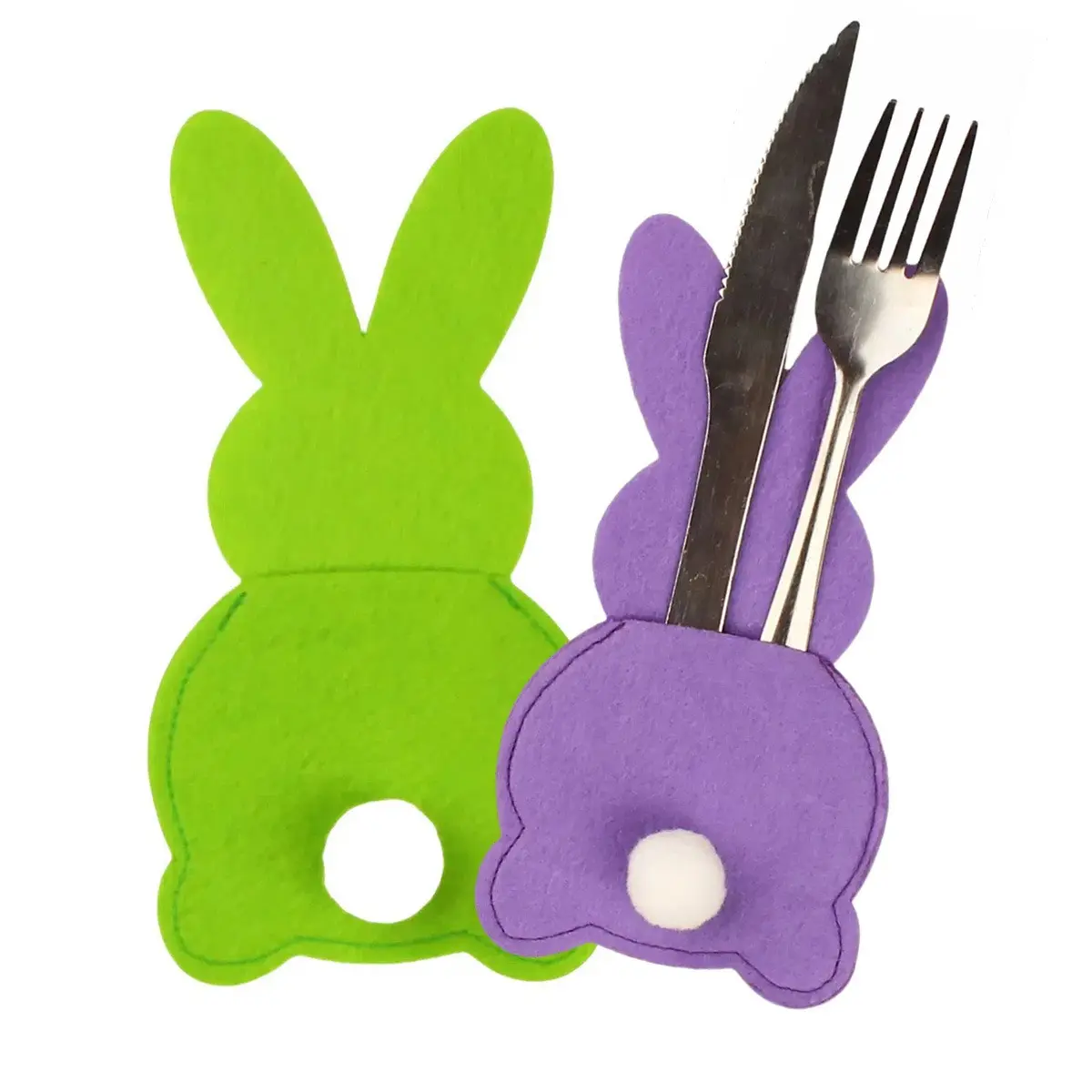 Easter Bunny Rabbit Cutlery Bag