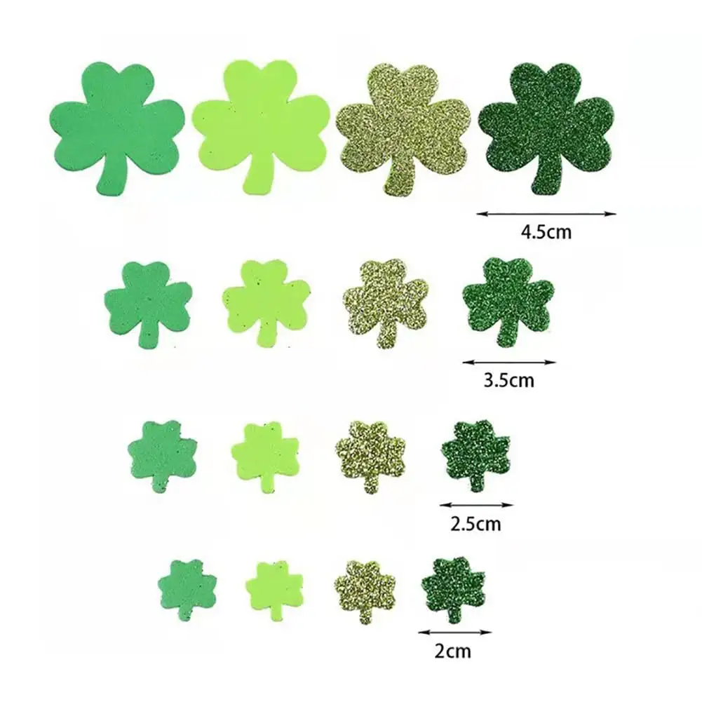 Saint Patrick's Day Glitter Confetti Stickers