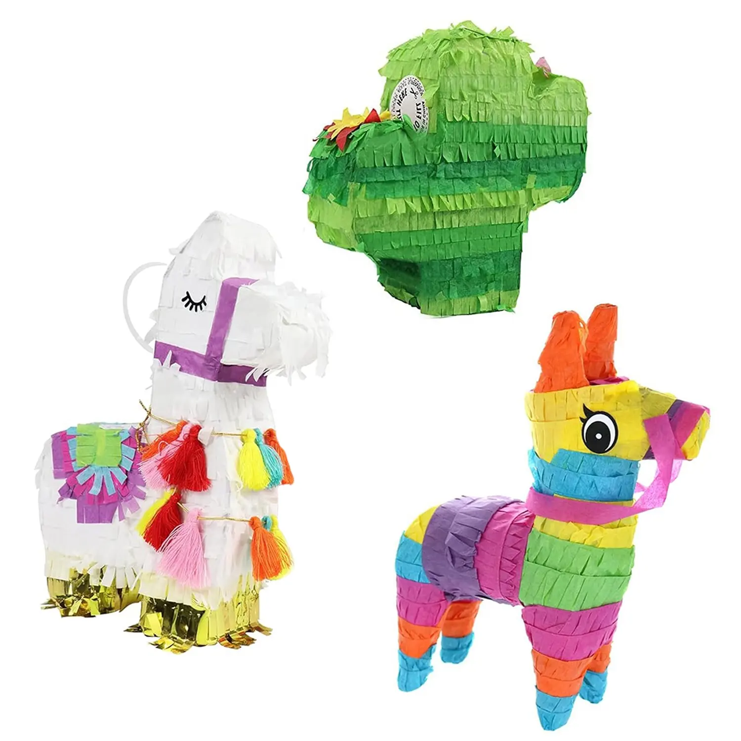 Birthday Mexican Fiesta Mini Donkey catcus llama Pinata