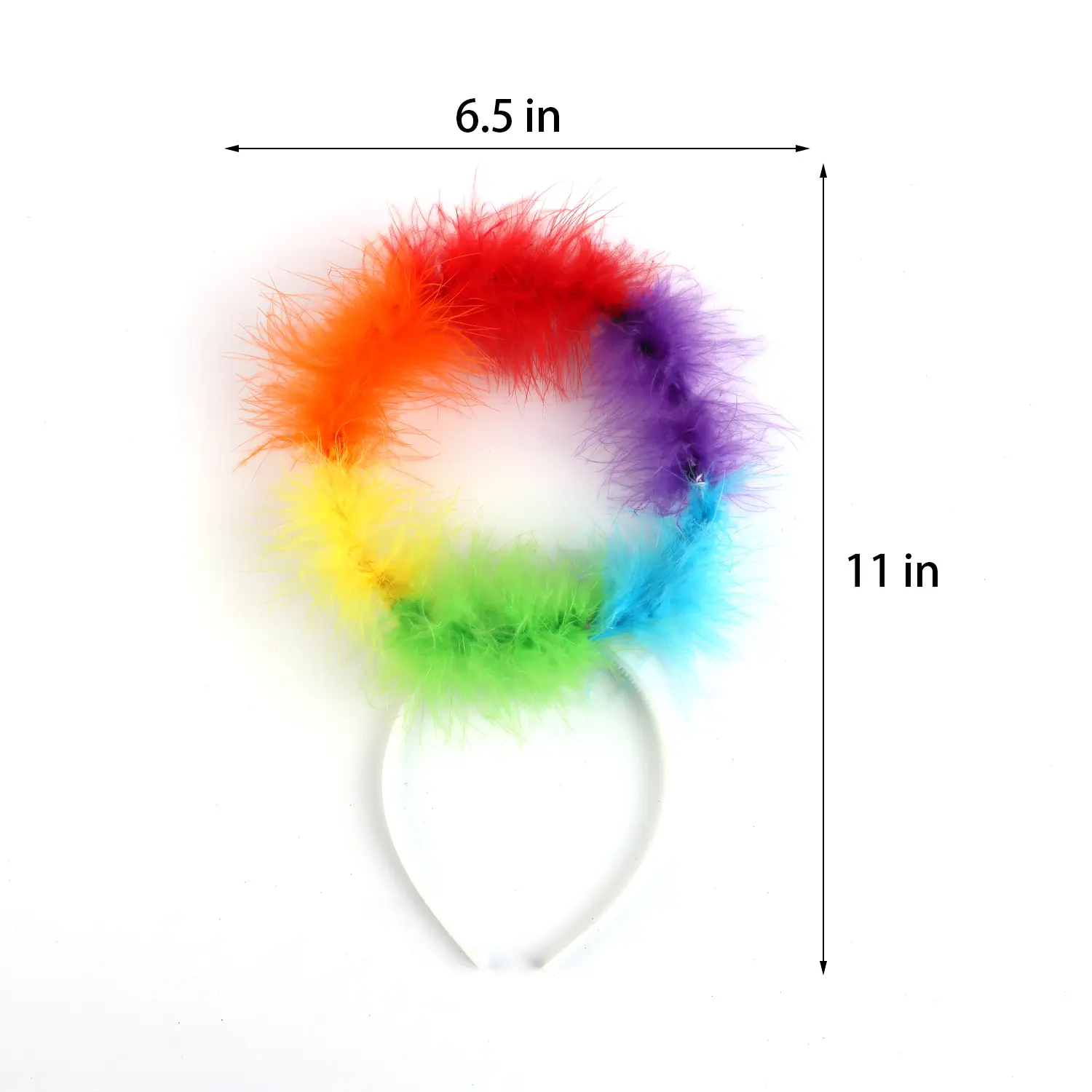 Pride Costume Accessories Angel Halo Feather Headband