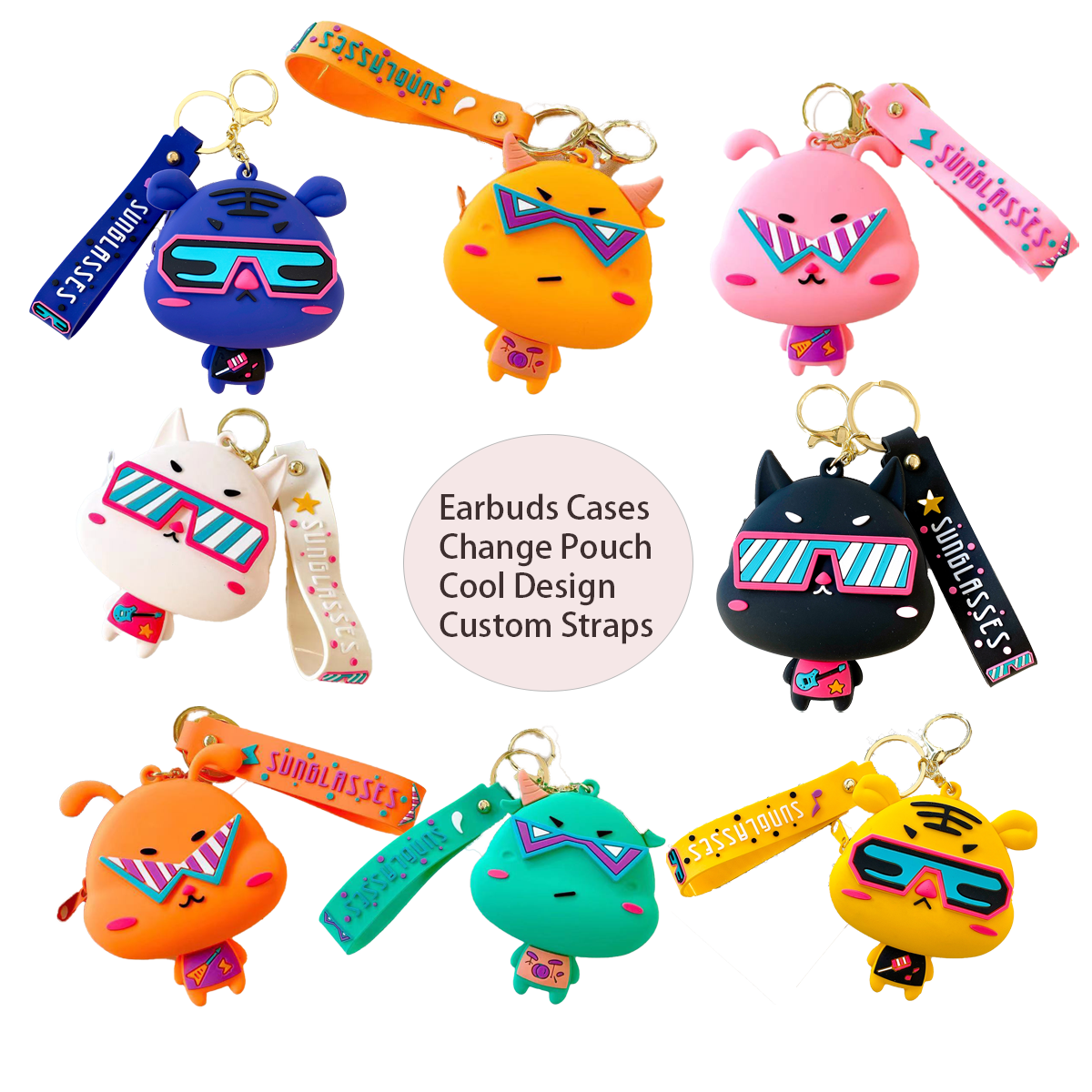 keychain coin purse wholesale, anime keychain wholesale