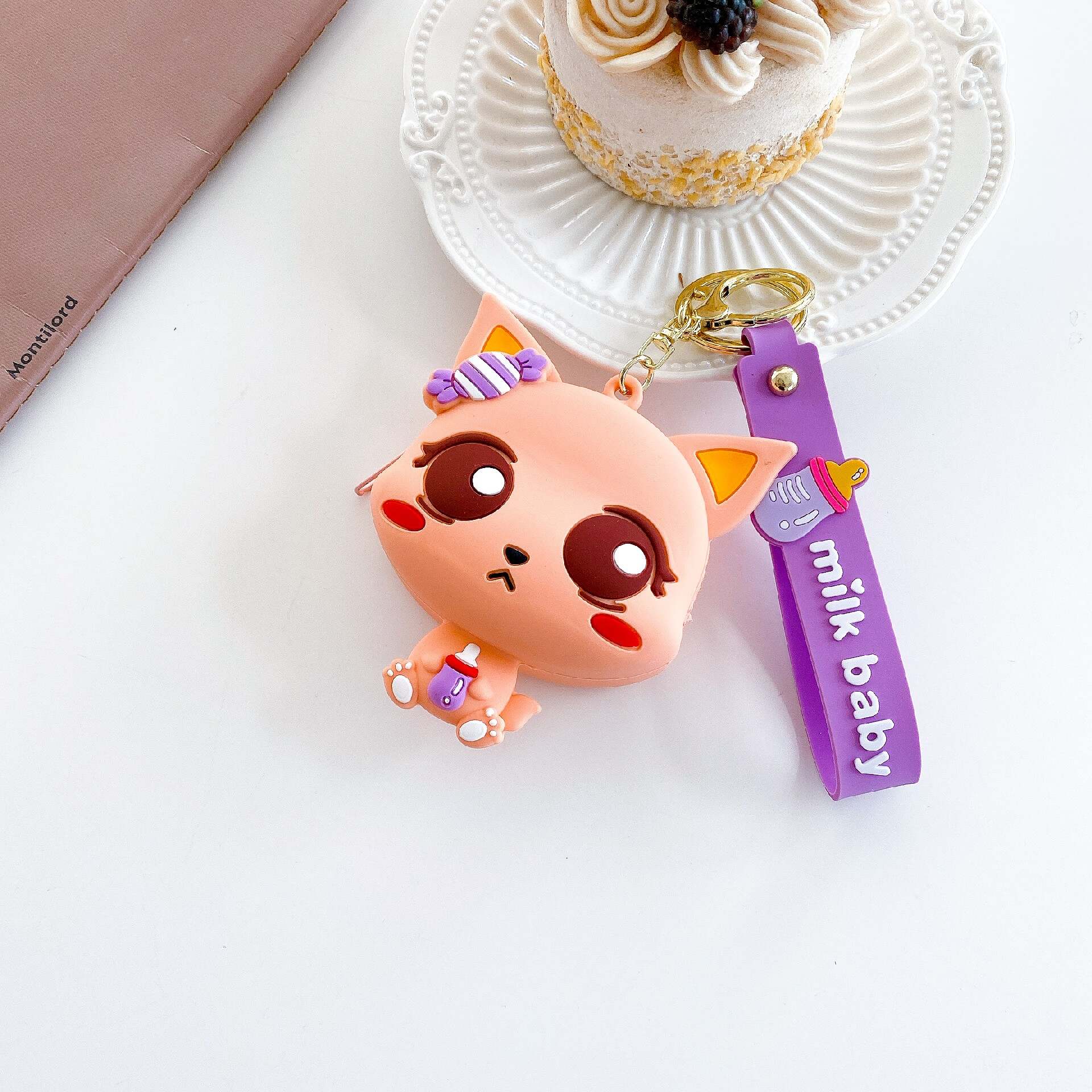 Fox Tail Keychain Wholesale, Creative Cute Cartoon Fox Keychain