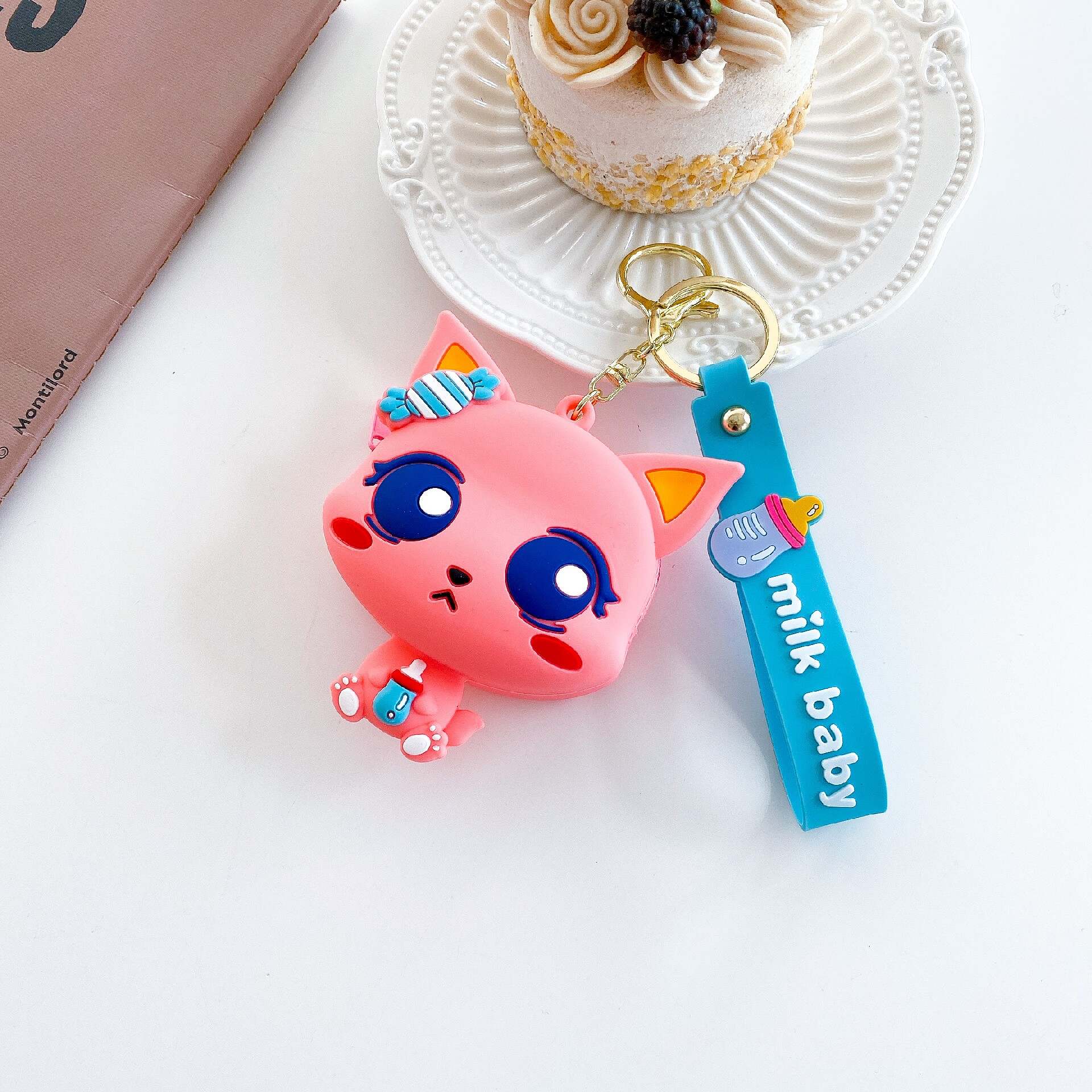 Fox Tail Keychain Wholesale, Creative Cute Cartoon Fox Keychain