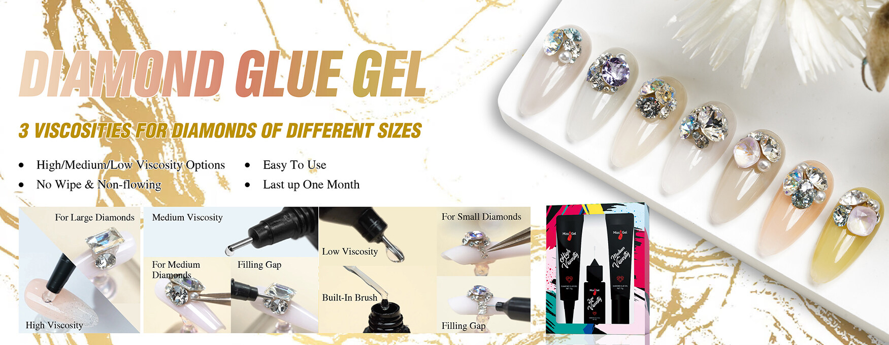 Professional Gel Nail Machine Tool Kit Supplies-Missgel