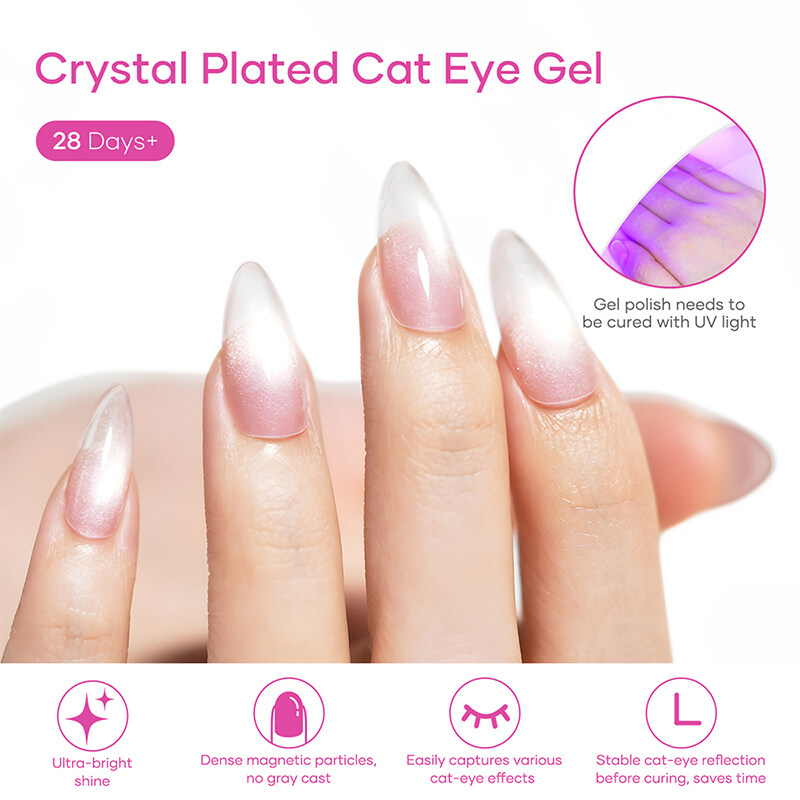 Cat Eye gel Pools, magnetische gel Pools, Groothandel Cat Eye Gel Pools, Bulk Cat Eye Gel Pool , bulk -gelgoets, particuliere label geldenkanaal