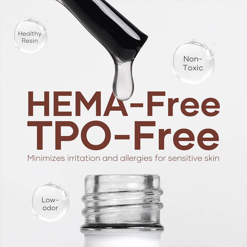 HEMA-free nail gel, TPO-free top coat, professional matte top gel, EU-compliant nail gel, hypoallergenic nail gel, wholesale nail products, bulk nail gel supplier, private label nail products, OEM nail manufacturing