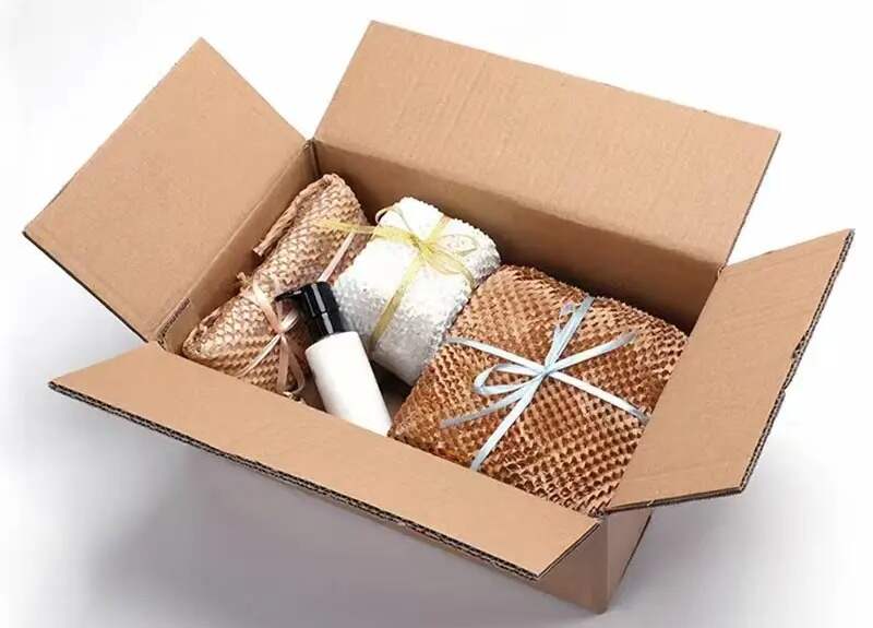 honeycomb kraft paper wrap roll,honeycomb paper roll,honeycomb paper packaging cushioning wrap
