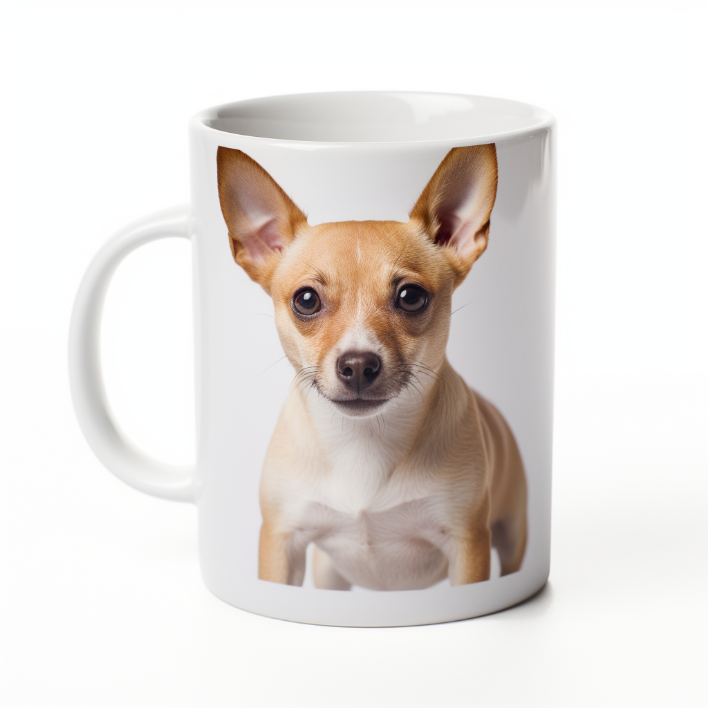 カスタマイズ可能な犬のセラミックマグカップ