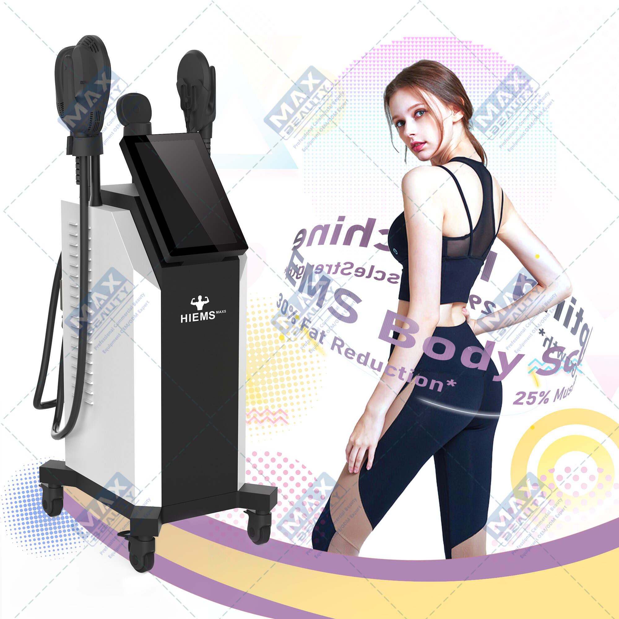 Emsculpt high intensity ems fat reduction build muscle body sculpting machine suppliers manufacturers