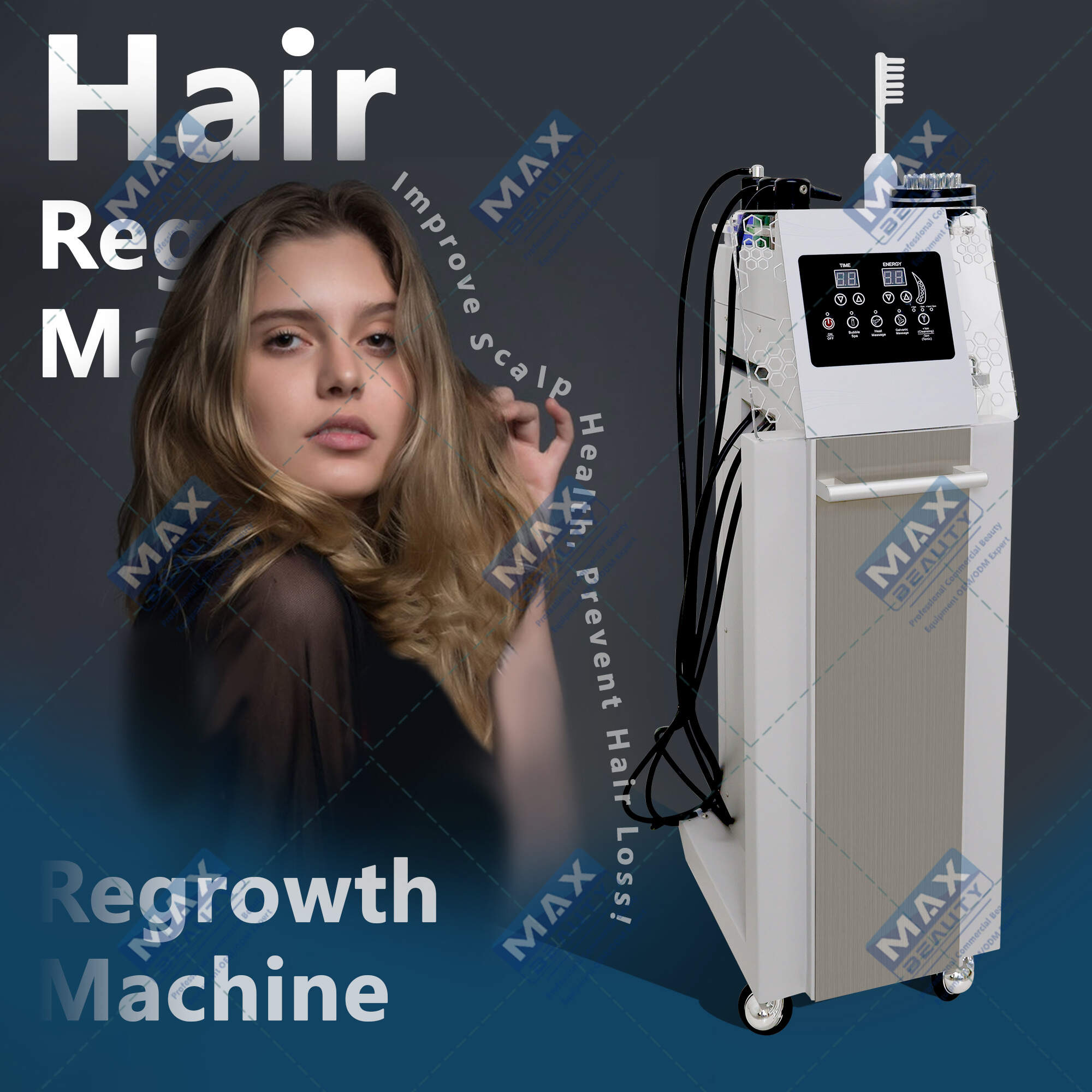 Professional hair spa regrowth scalp treatments growth machine for hair loss