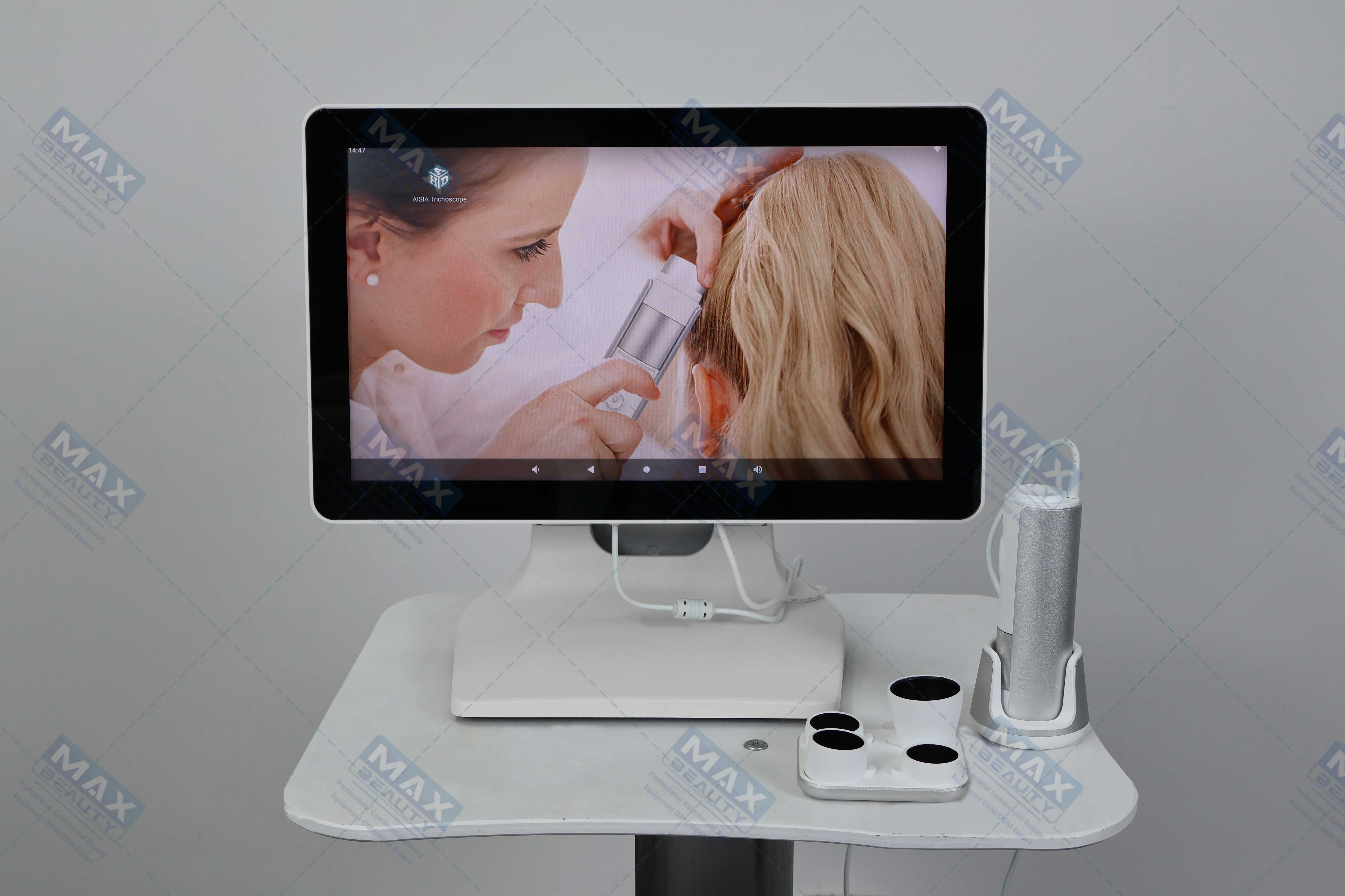 hair analysis machine, hair analysis, hair analyzer, hair and scalp analyzer, hair analyzer machine, scalp analyzer, scalp analysis machine, hair scanner