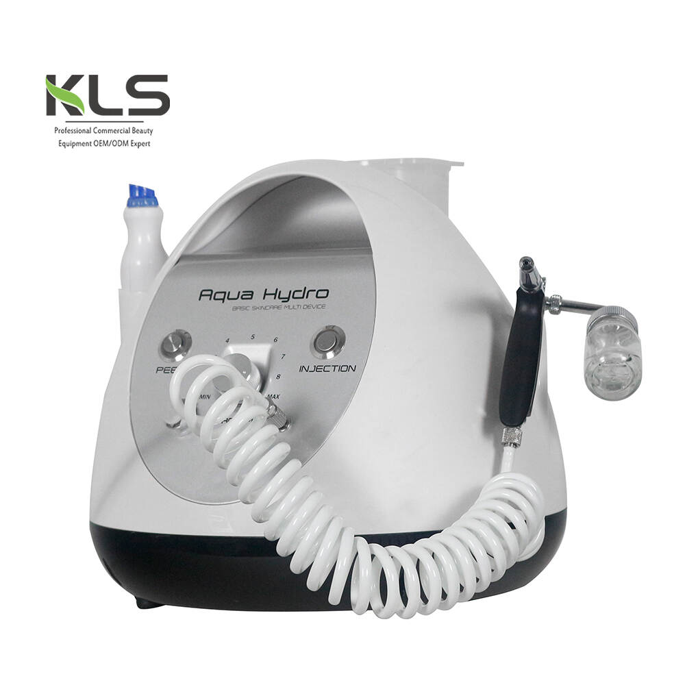 Bærbar Hydra Microdermabrasion Machine; skønhedsudstyr; ilt ansigtsmaskine; bedst sælgende ilt jethoved spa -maskine; Korea Beauty Aqua Skin Smart Facial Professional; Lille boble Oxygen Jet Head Spa Machine