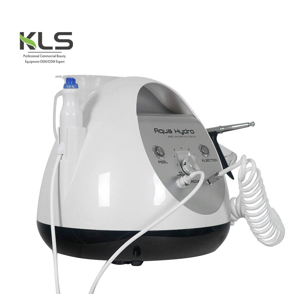 Bærbar Hydra Microdermabrasion Machine; skønhedsudstyr; ilt ansigtsmaskine; bedst sælgende ilt jethoved spa -maskine; Korea Beauty Aqua Skin Smart Facial Professional; Lille boble Oxygen Jet Head Spa Machine