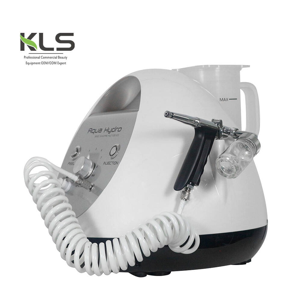 Bærbar Hydra Microdermabrasion Machine; skønhedsudstyr; ilt ansigtsmaskine; bedst sælgende ilt jethoved spa -maskine; Korea Beauty Aqua Skin Smart Facial Professional; Lille boble Oxygen Jet Head Spa Machine