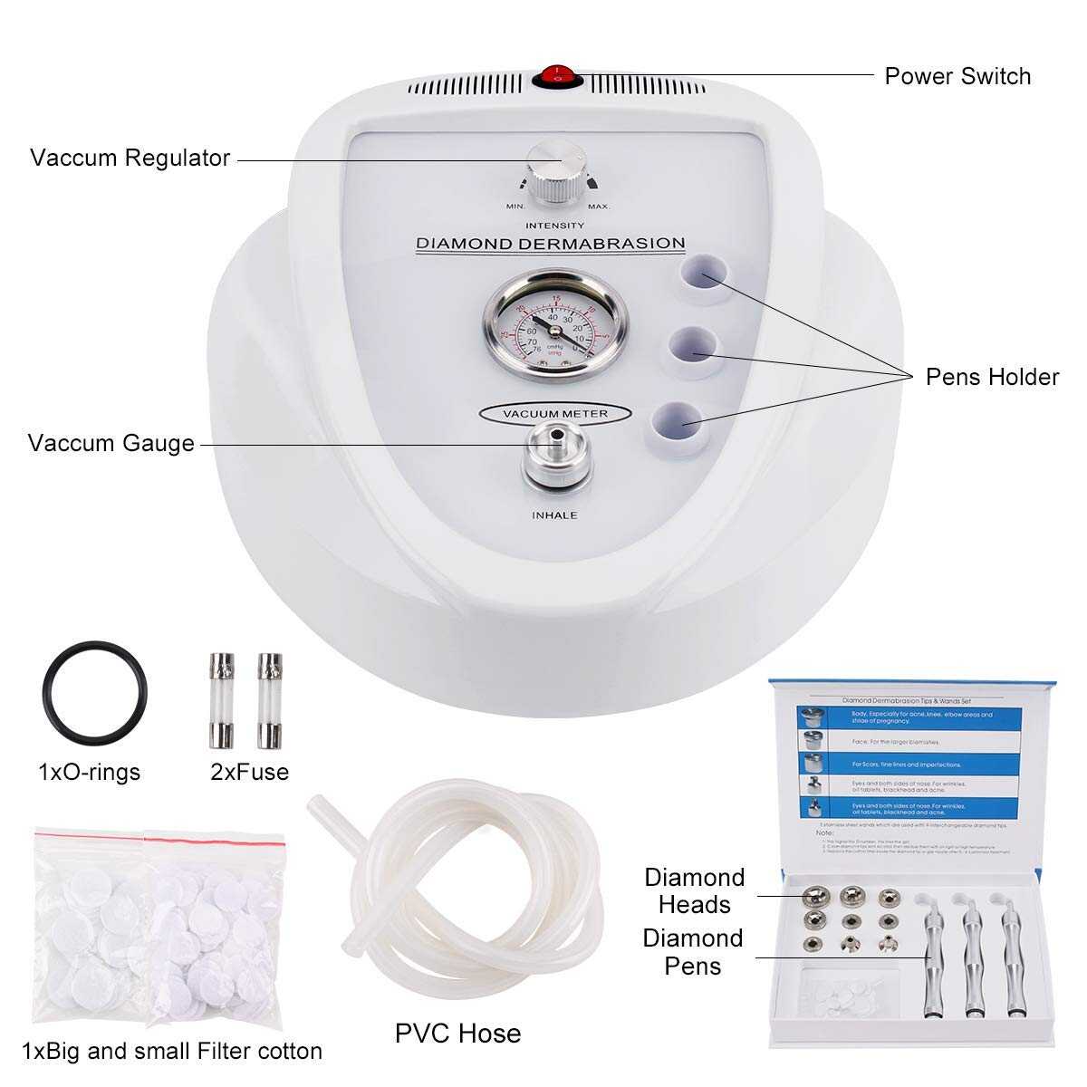 Microdermabrasion Device; microdermabrasion Machine; microdermabrasion Machine Diamond;Microdermabrasion Machine for Blackheads; Acne Blemishies Pimples Remove blackhead Remover