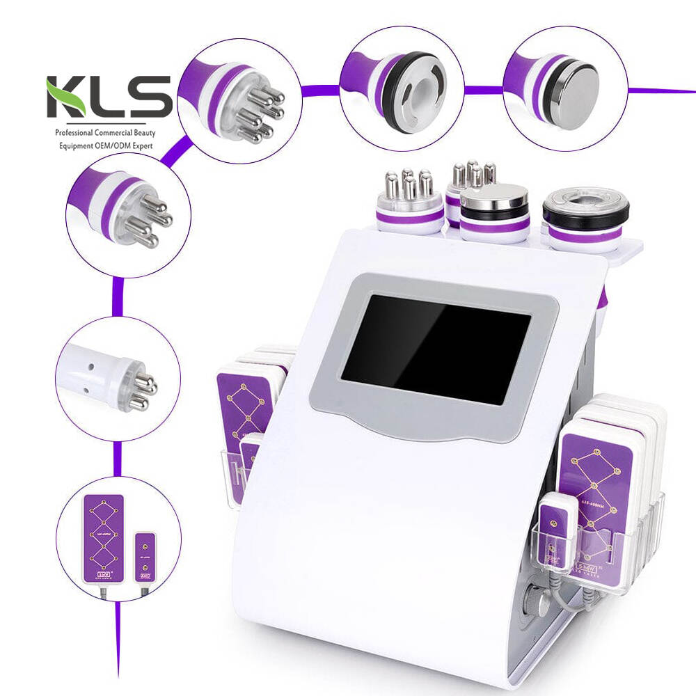 Anti Cellulite Machine; radio Frequency Machine; cavitador 6 In 1 6 In 1 Cavitations Machine;Multi-function Beauty Machine; 6 In 1 Cavi Body Sculpting Machine; Multi-function Beauty Device; vacuum Rf Slimming Weigh Loss Machine; 40khz Body Shaping Equipment; desktop Spa Beauty Machine