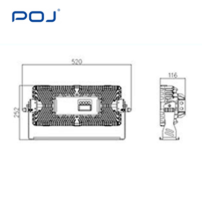 Luz de efecto estroboscópico impermeable, luces LED de efecto estroboscópico, luz estroboscópica LED de 24 V, 54 luces estroboscópicas LED, luz estroboscópica LED