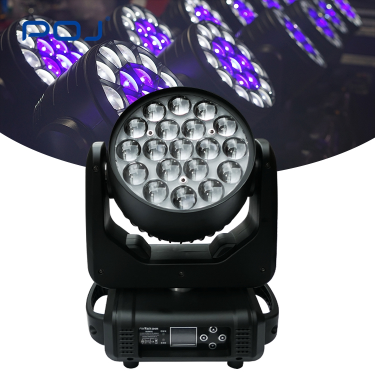 19pcs 15W LED bewegte Zoom -Waschlicht, Led Zoom Wash -Licht, LED -Farbwaschlicht, LED -Farbwaschbeleuchtung