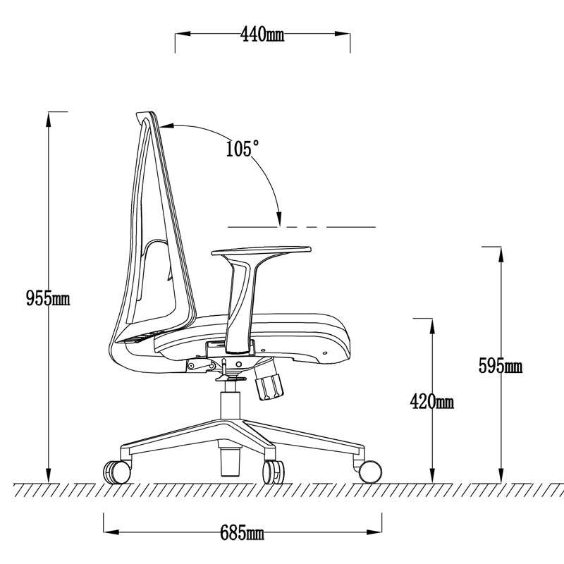 Side View Dimensions