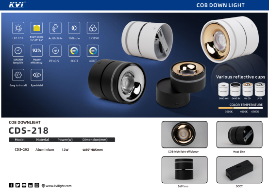 KVI Unveils CDS218 LED Spot Light