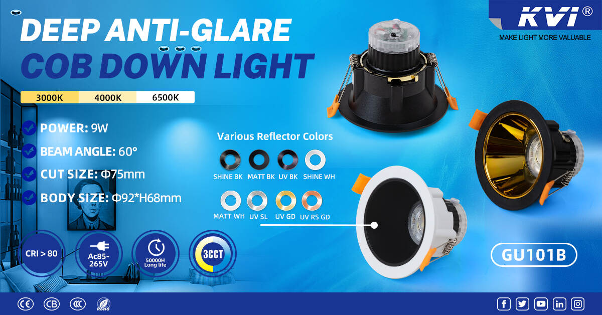 The combination of flexibility and fashion, GU Downlight series