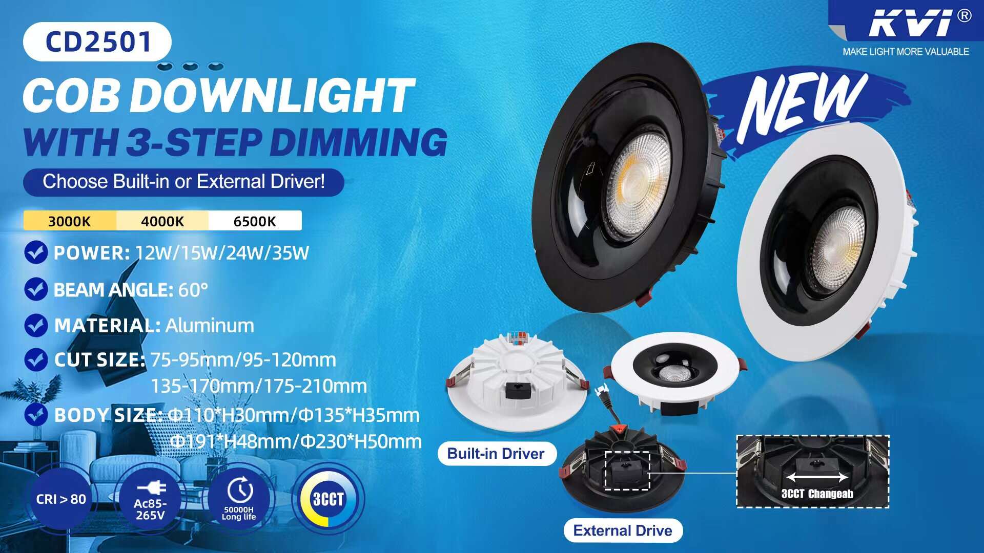 A brand-new model, a brand-new feeling, CD2501