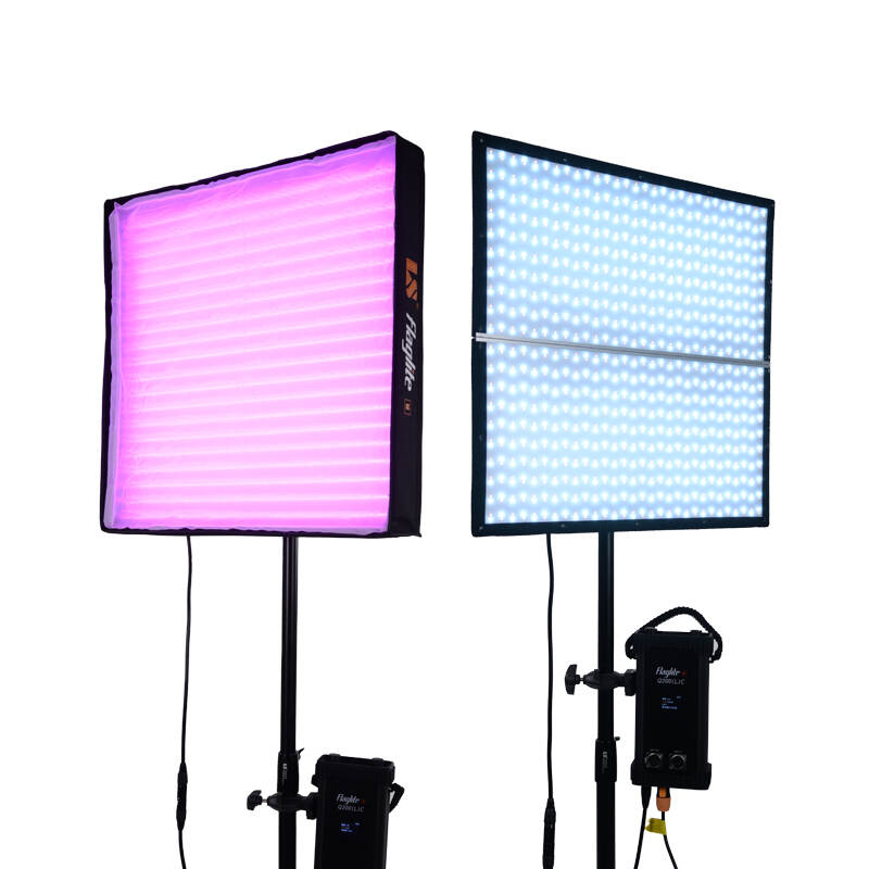 210W Flaglite FL200C 2x2 Horizontal Folding Portable Full Color LED  Panel Light