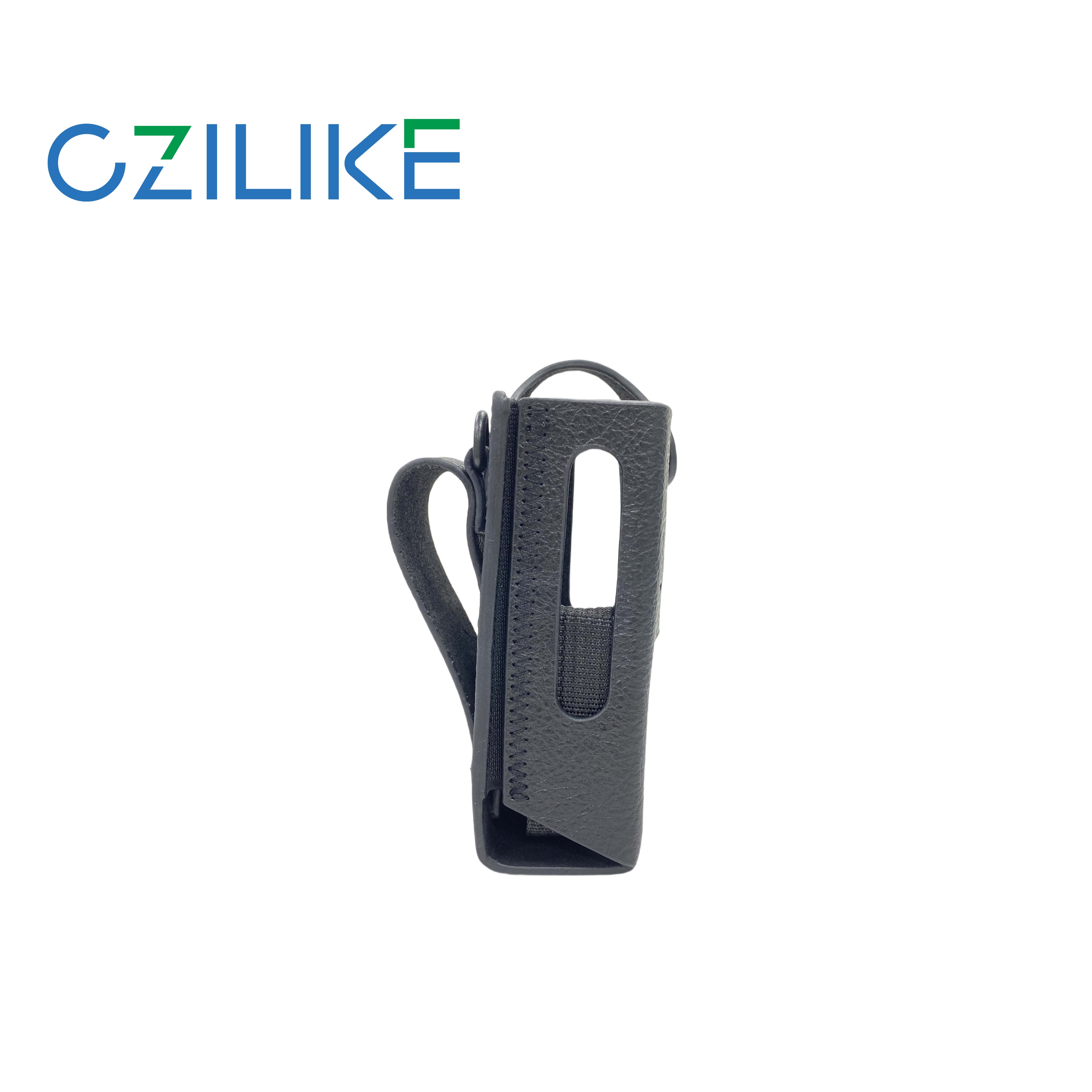 Fixed leather case for Motorola XIR-P6620 walkie-talkie