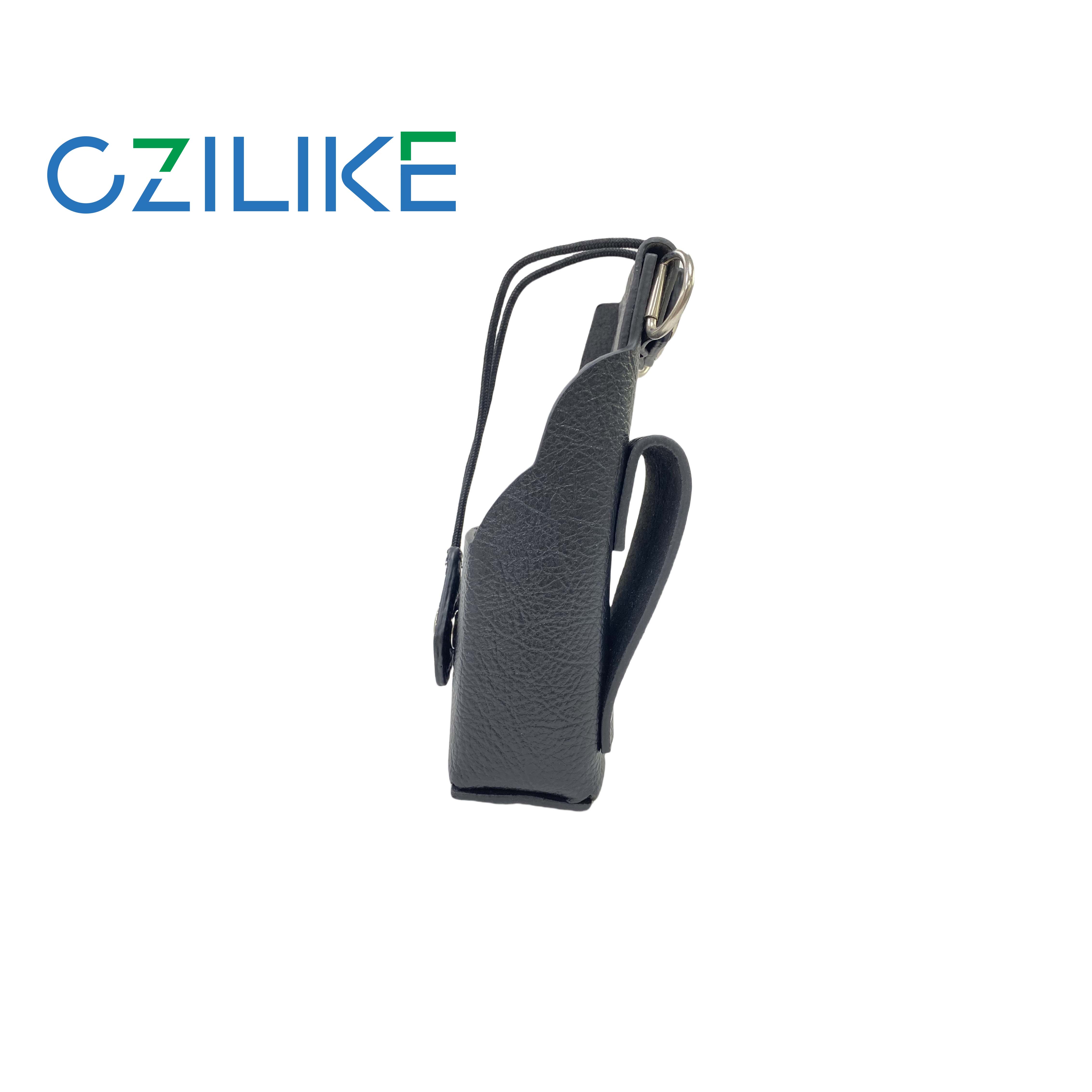 Fixed leather case for Motorola TX3000 walkie-talkie
