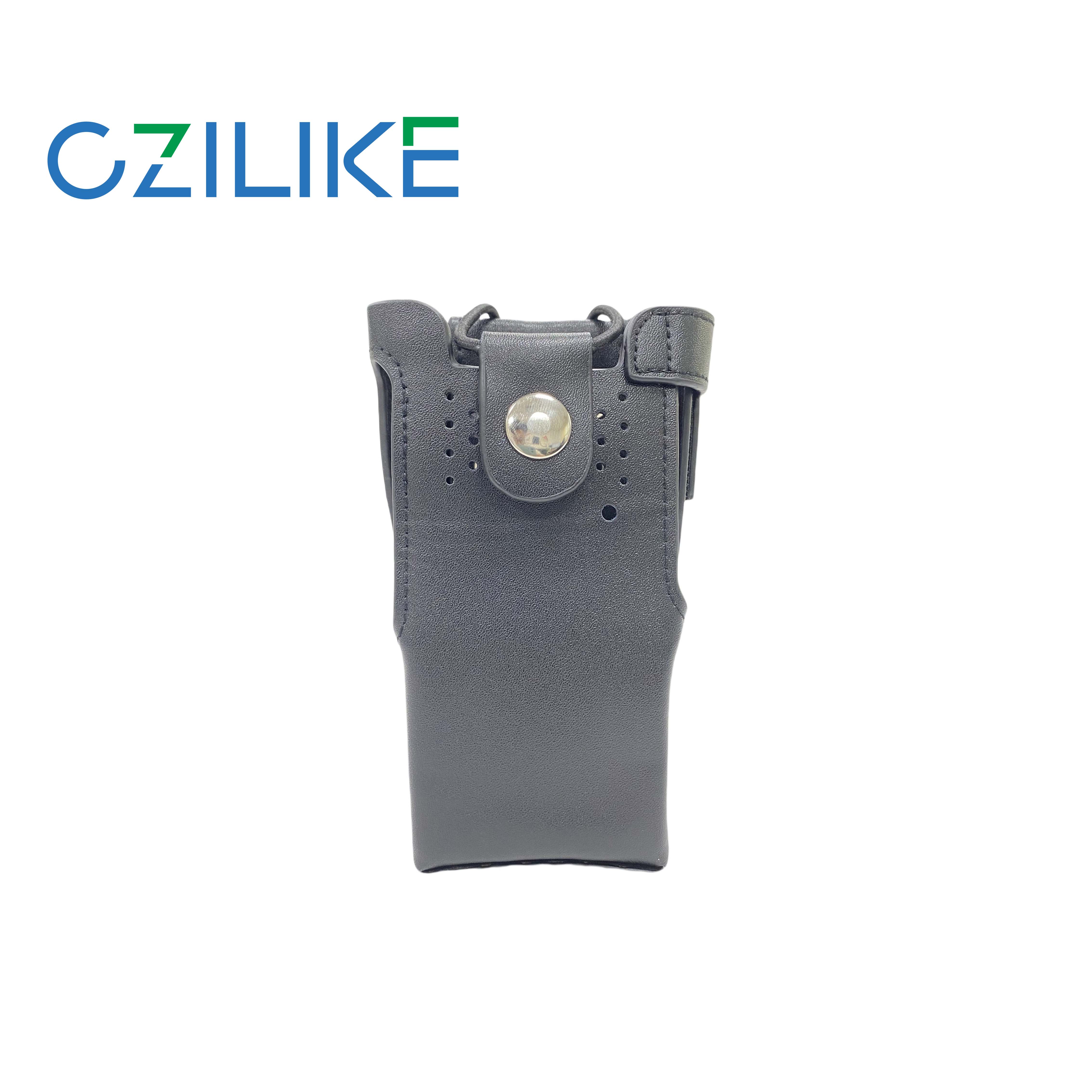 چرم لایه دوم ، مورد چرمی مناسب برای Motorola GP328 Walkie-Talkie