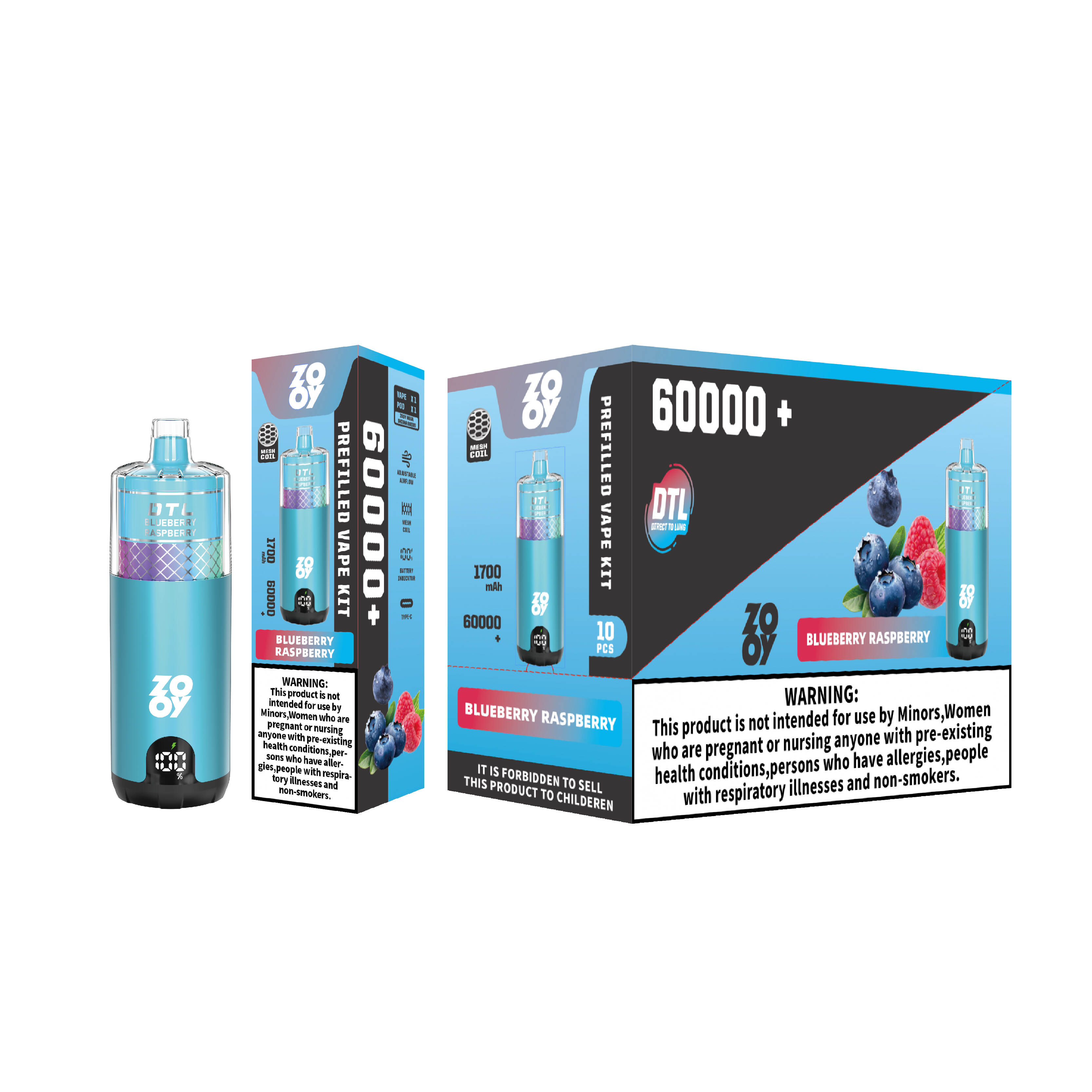 Zooy Mega 60000, Shisha Pod System, предварительно заполненный комплект Pod, 60000 Puffs Vape, Germany Vape Warehouse