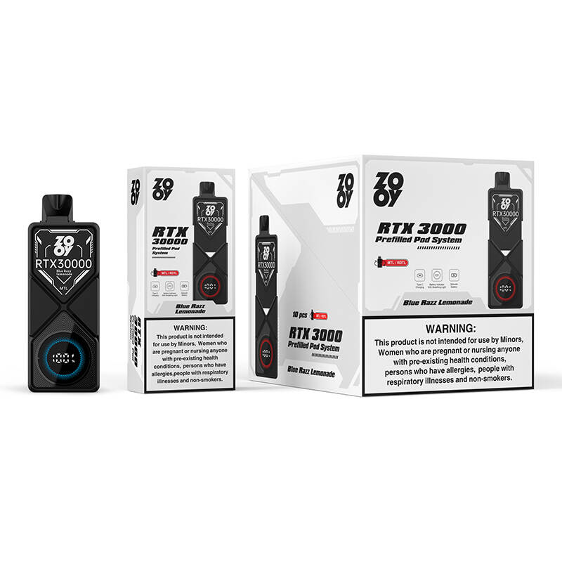 ZOOY Prefilled Pod System RTX30000 Watermelon Ice Packaging DE