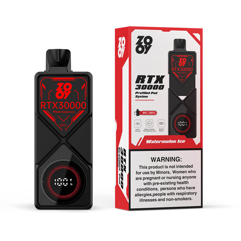 Zooy RTX30000 Kit de pod pré -enchido - bobina de malha 500mAh, fluxo de ar ajustável | Armazém da UE