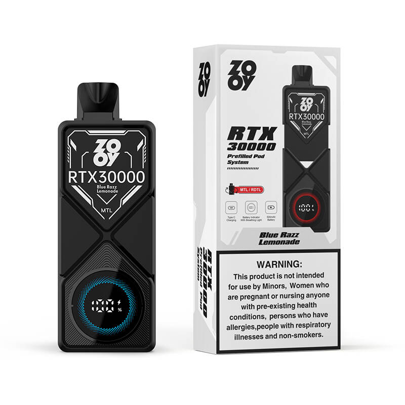 Предварительно заполненный комплект POD; Zooy RTX30000; Регулируемый вейп воздушного потока; сетчатая катушка системы; MTL RDTL POD; купить Vape Germany; портативный комплект Pod; Vape Delivery Eu