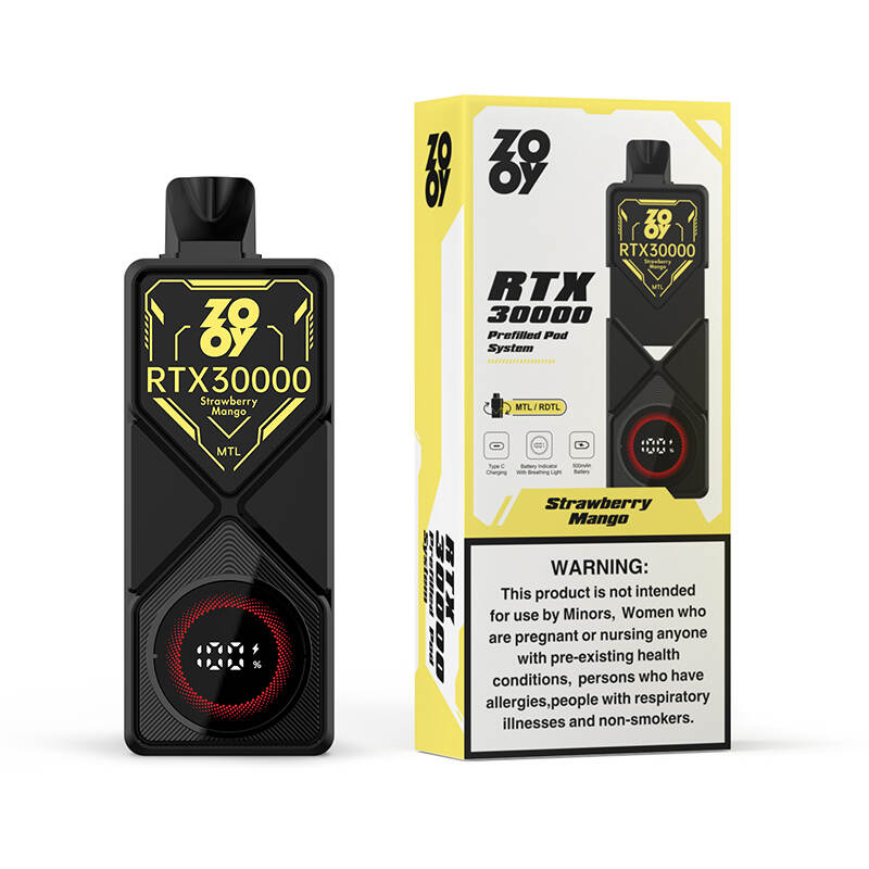 Предварительно заполненный комплект POD; Zooy RTX30000; Регулируемый вейп воздушного потока; сетчатая катушка системы; MTL RDTL POD; купить Vape Germany; портативный комплект Pod; Vape Delivery Eu